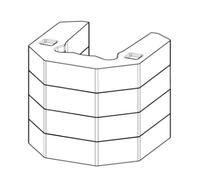 Romotop AKKUM DK 03 - akumulační sada pro designový krb Lera