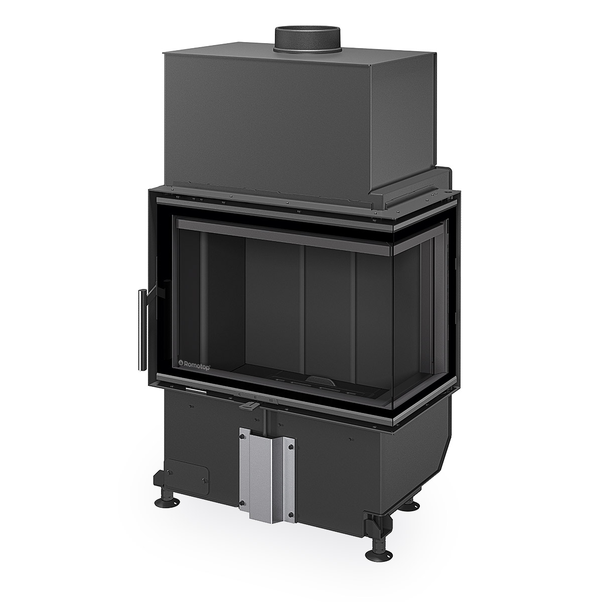 Romotop Heat R 4G S 60.44.33.26 - pravá,  černý Igniton