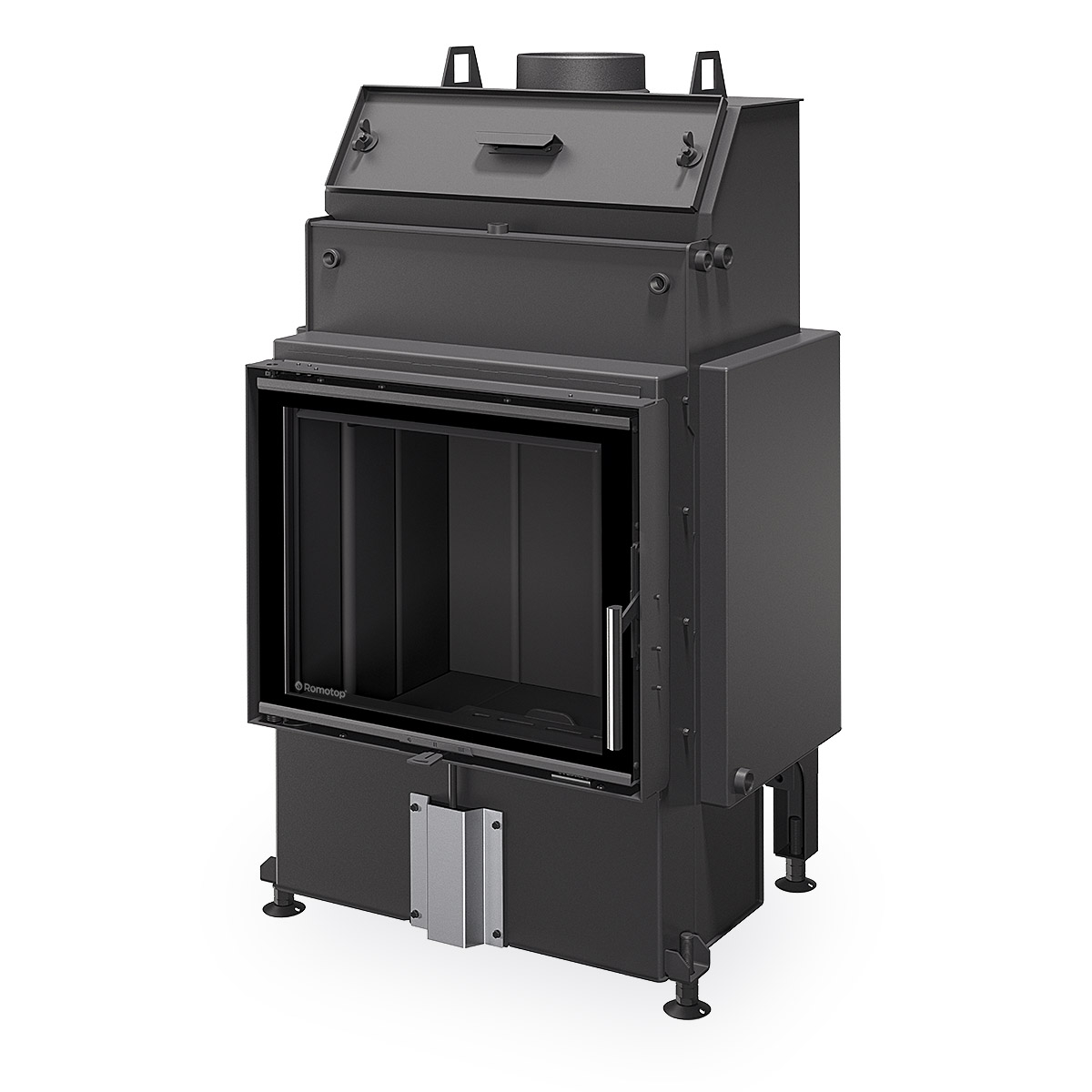 Romotop Heat W 4G 59.50.06 s výměníkem - černý Igniton