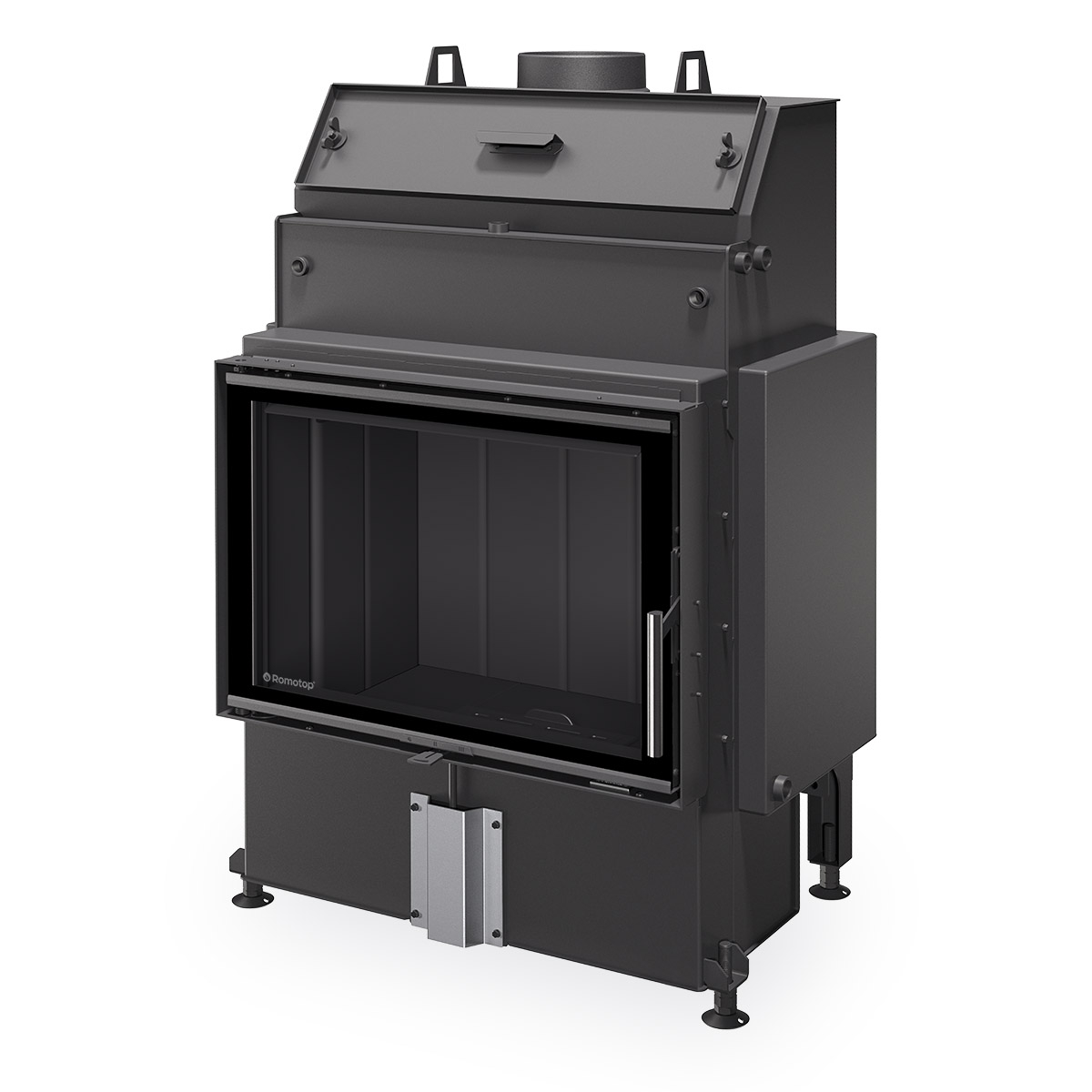 Romotop Heat W 4G 70.50.06 s výměníkem - černý Igniton