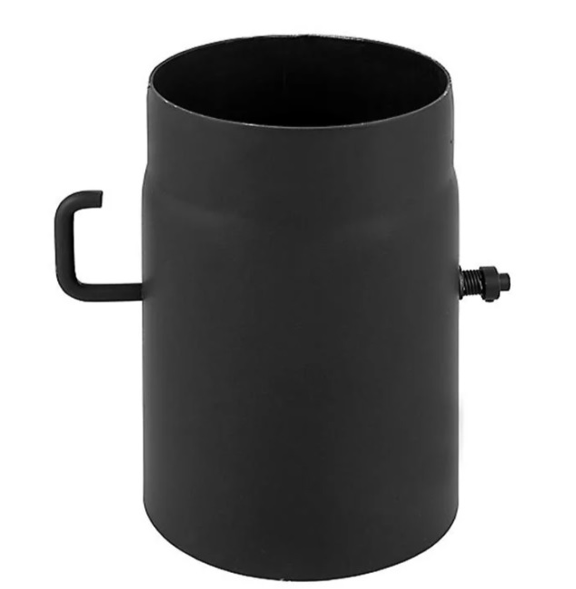 Trubka s klapkou 0,25m 160mm černá