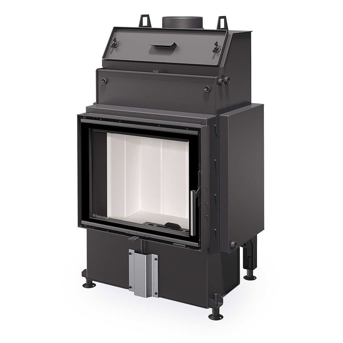 Romotop Heat W 4G 59.50.04 s výměníkem - šedý Igniton