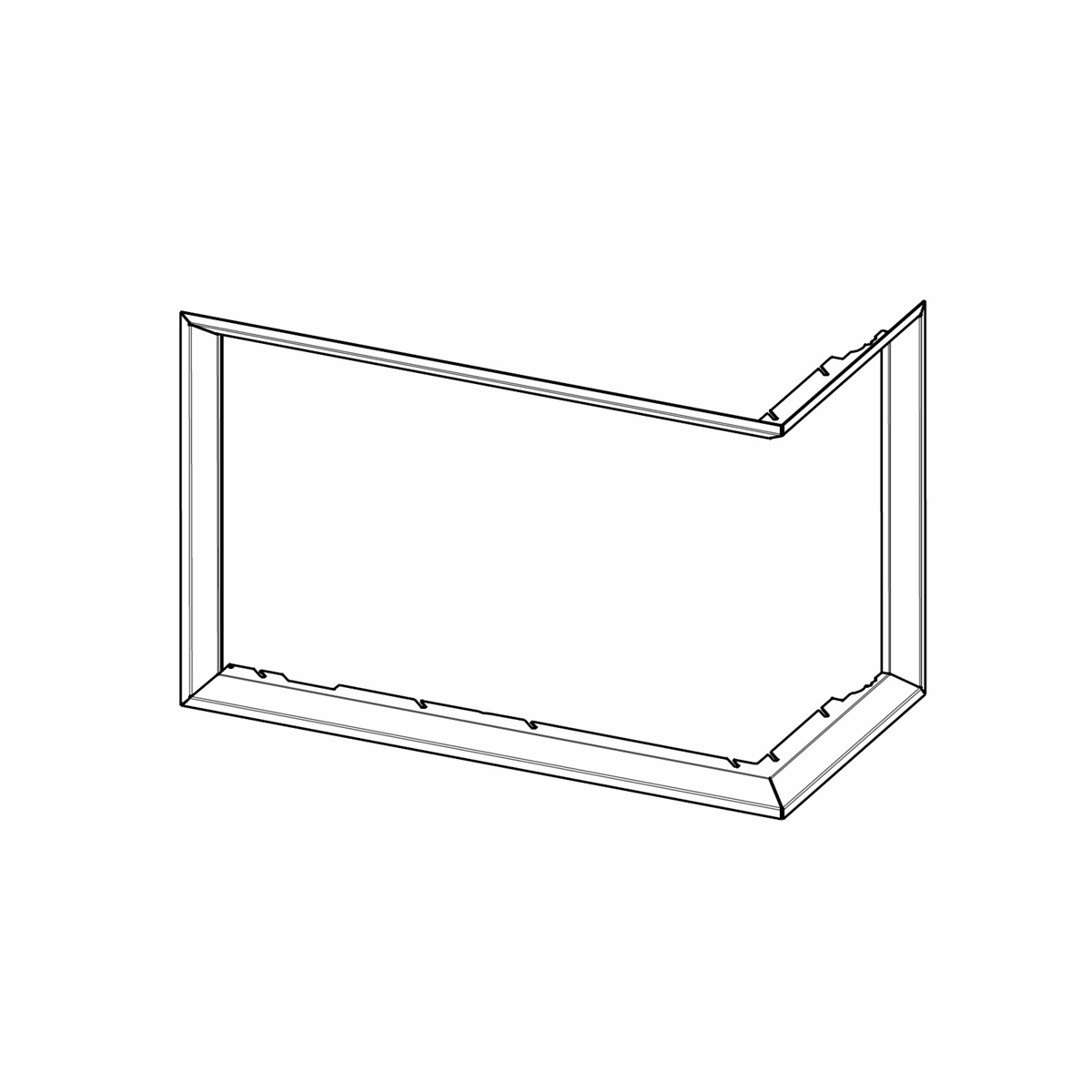 Rámek Romotop HR4SX RAM04 krycí univerzální, polohluboký