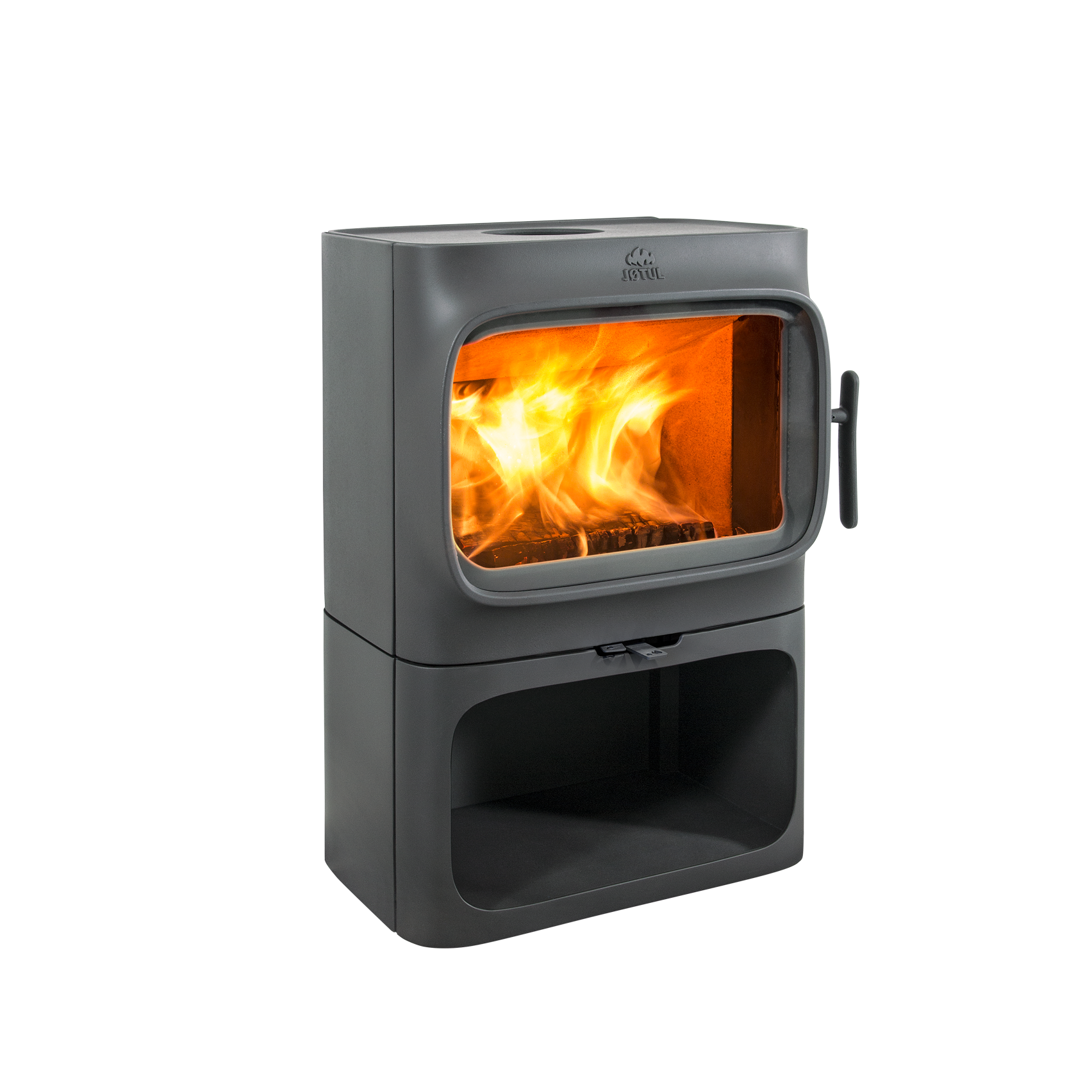 Jotul F 305 CB  R  B  BP - černý lak, litinový podstavec