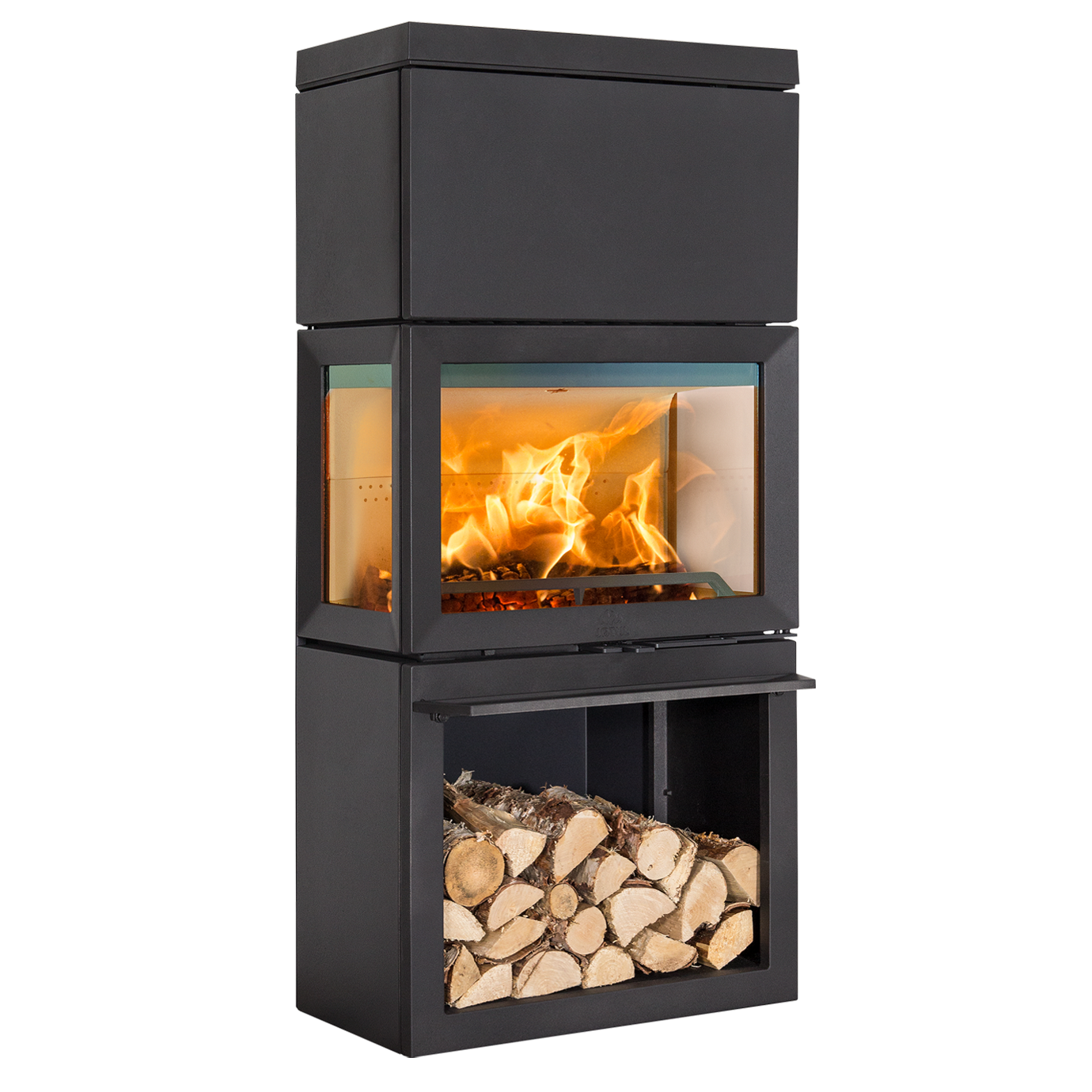 Jotul F 520 CB HT BP - černý lak, nástavec 