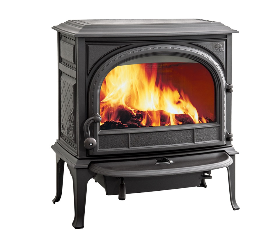 Jotul F 400 CB ECO SE BBE - modročerný smalt, dvířka bez ozdobných příček