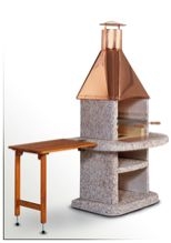 NORMAN Dřevěný odkladací stolek Komfort hnědý