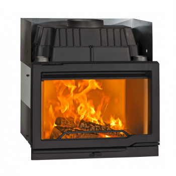 Jotul I 570 FLAT - černý lak, rovné prosklení