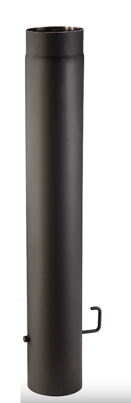 Trubka s klapkou 1m 150mm černá
