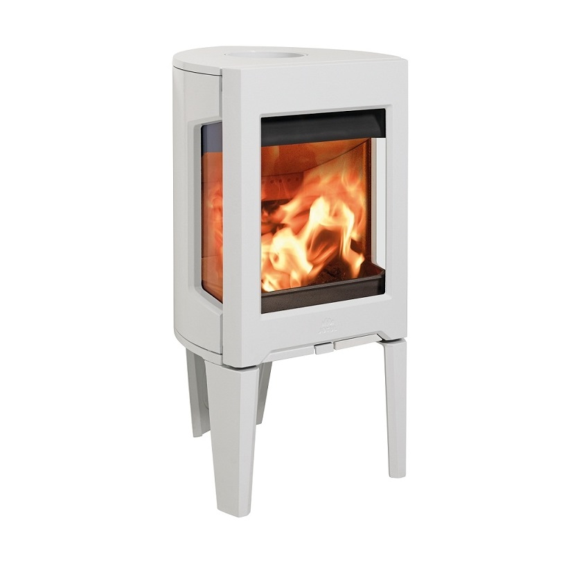 Jotul F 163 CB WHE- bílý smalt, boční prosklení