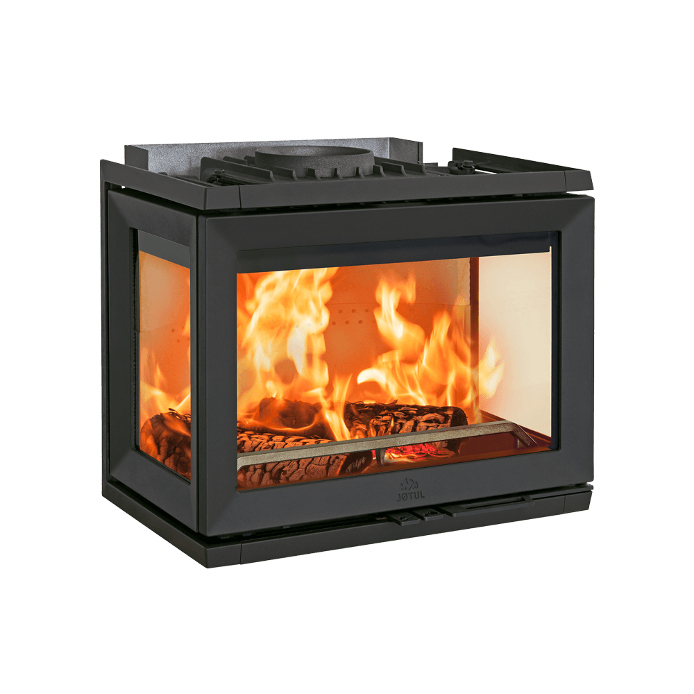 Jotul I 520 CB FRL BP - černý lak, třístranné prosklení