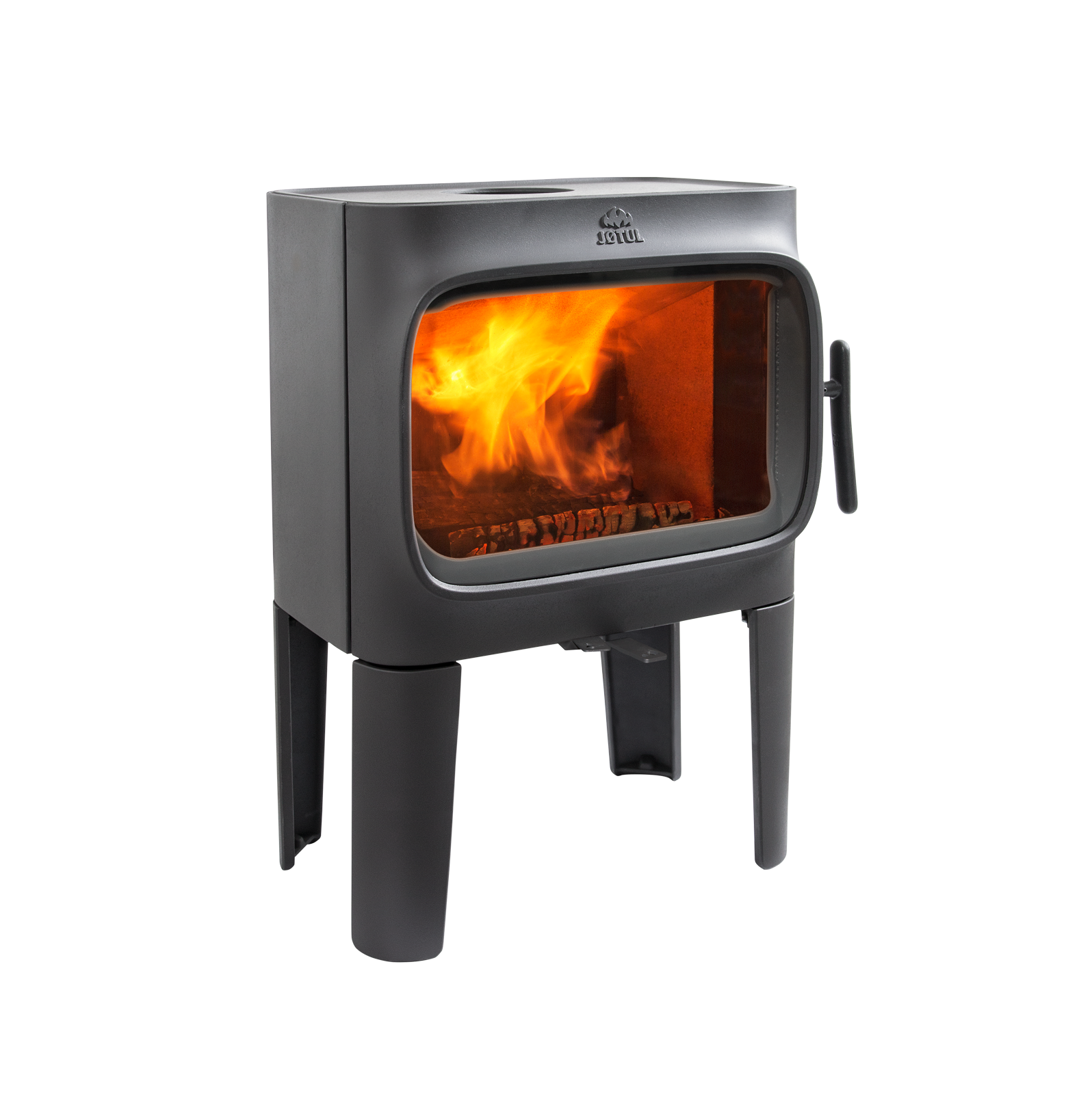 Jotul F 305 CB  R LL BP - černý lak, dlouhé nohy
