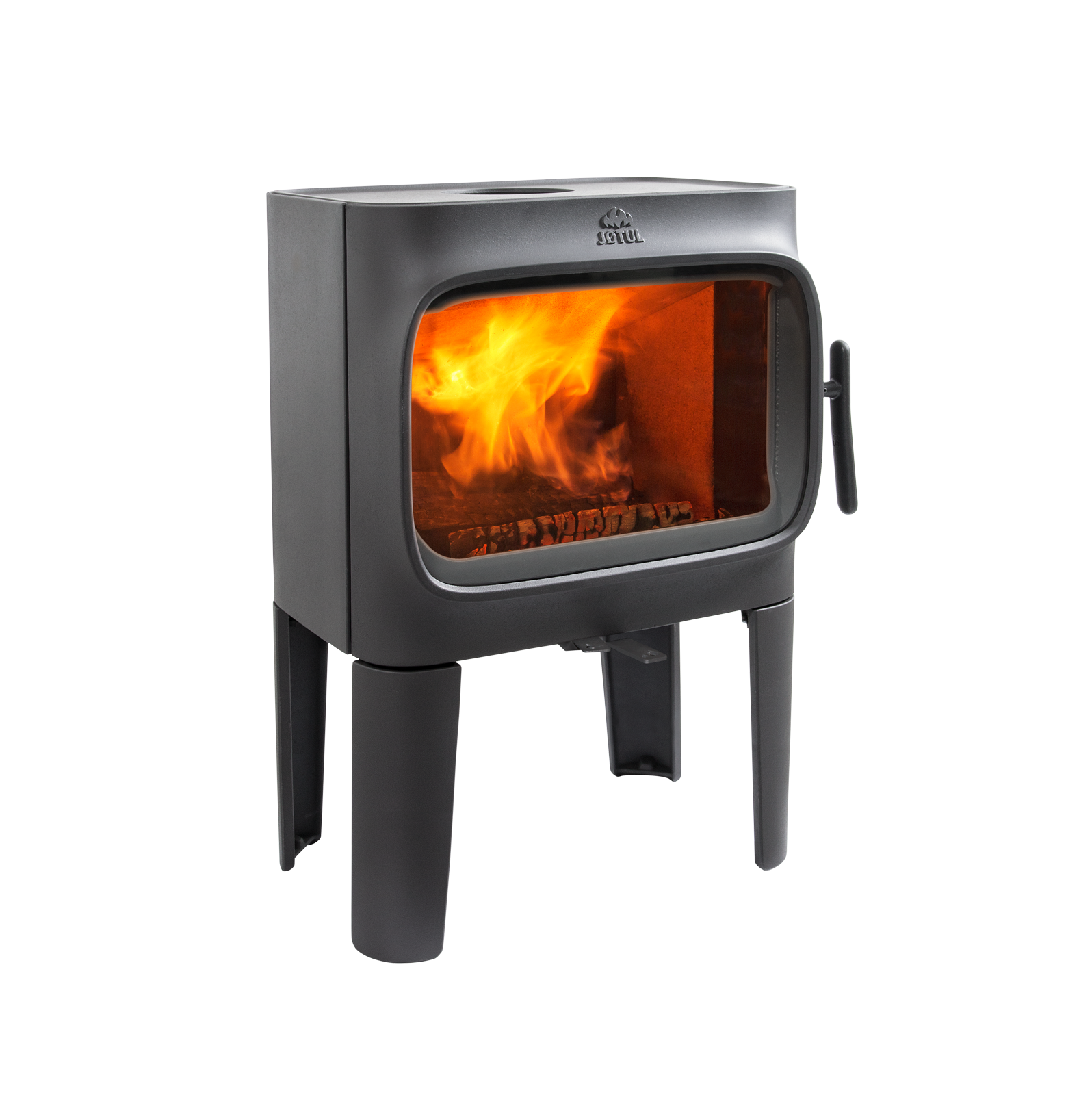 Jotul F 305 CB  R BP LL - černý lak, dlouhé nohy